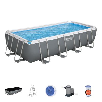Каркасный бассейн Power Steel 549х274х122см, 14812л, песч.фил.-нас. 5678/ч, лестн., тент