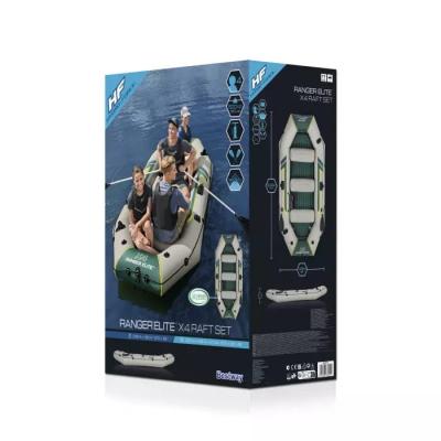 Надувная лодка "Ranger Elite X4 Raft Set" 320х148х47см, вёсла , насос 62086, до 500кг