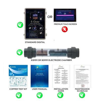 Бесхлорная система дезинфекции воды E-CLEAR MK7/CF1-75