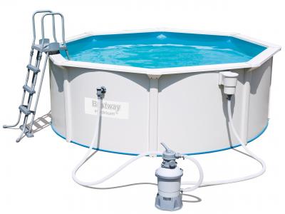 Стальной бассейн Hydrium Pool Set 360х120см, 10990л, фил.-насос 2006л/ч, лестница