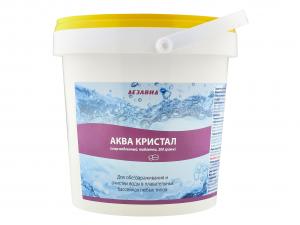 Аква-кристал хлор медленный таблетки 200гр, 1кг																																							