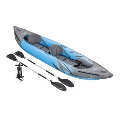 Надувная байдарка "Surge Elite X2 Kayak" 382x94х42см, алюм.весла 230см 2шт, насос 62086, до 180кг