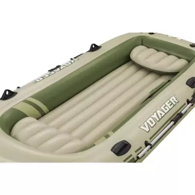Надувная лодка "Voyager X4 Raft" 350х145см, вёсла 62064, насос 62003, до 480кг