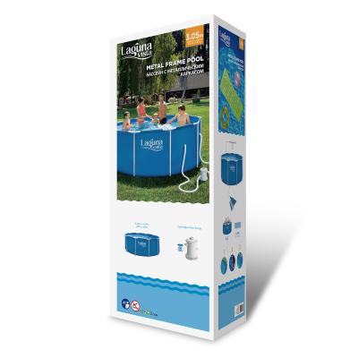 Каркасный бассейн 305х107см, 6300л, фил.-насос 2270л/ч