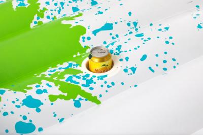 Надувной матрас-шезлонг 221х174см "Chill Splash" для двоих, с ручками и постаканниками, до 180кг