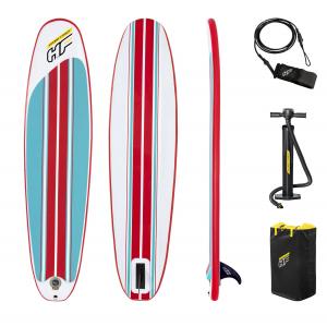 SURF-доска "Compact Surf 8" 243x57x7см, насос, лиш, киль, ремнабор, сумка, до 90кг