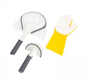 Набор для чистки SPA бассейна, 3 предмета: сачок, руковица, щётка