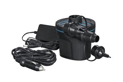 Насос электрический 12В/220В , 490 л/мин, 3 насадки