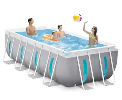 Каркасный бассейн Clearview 400х200х122см, 8418л, фил.-насос 2006л\ч, лестница, тент, подст.