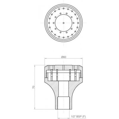 Насадка для фонтана LILY (PF-1101)