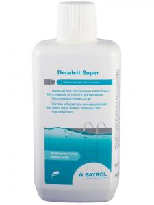 ДЕКАЛЬЦИТ СУПЕР (Decalcit Super), 1л бутылка, жидкость для очистки бассейна от известковых отложений