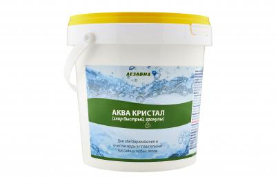 Аква-кристал хлор быстрый гранулы, 1кг