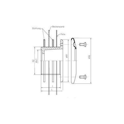 Форсунка пылесосная Hugo Lahme Allfit 3916020 под плитку, (d.98мм)