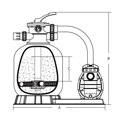 Фильтрационная система Aquaviva FSF450