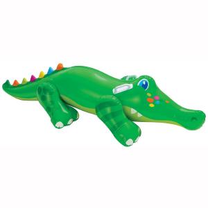 Надувная игрушка-наездник "Крокодил" с ручками, 170х43см
