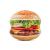 Надувной плотик "Гамбургер", 145х142см